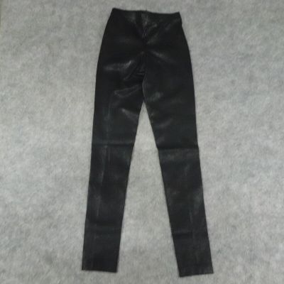 Polo Ralph Lauren Pants Womens Extra Small Leggings Foil Black A Shiny